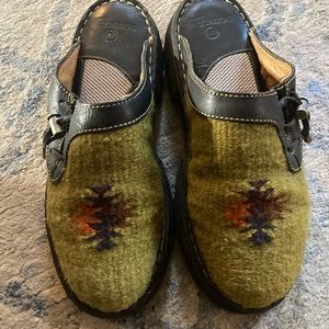 Double H green clogs